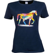 HKM T-Shirt Colourful Horse Dunkelblau HKM T-Shirt Colourful Horse Dunkelblau