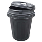 Agradi Futtertonne mit Drehverschluß 70L Schwarz Agradi Futtertonne mit Drehverschluß 70L Schwarz