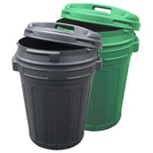 Agradi Futtertonne mit Drehverschluß 70L Schwarz Agradi Futtertonne mit Drehverschluß 70L Schwarz