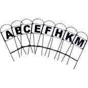 HORKA Dressur Buchstaben Basis Set 8 Schwarz HORKA Dressur Buchstaben Basis Set 8 Schwarz