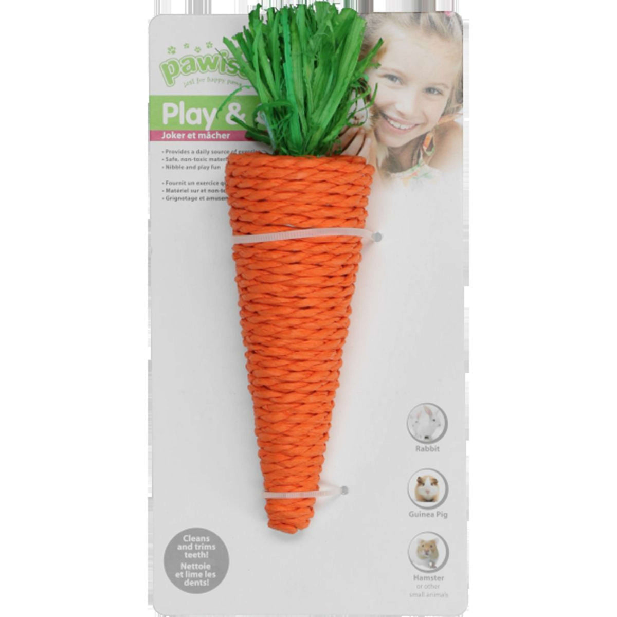 Pawise LW Nibblers Carrot Corn Husk Chews