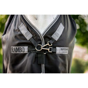 Rambo Turnout 1680D 100g Schwarz/Thunderstorm Grey/Silver Rambo Turnout 1680D 100g Schwarz/Thunderstorm Grey/Silver