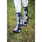 Horseware Fly Boots Set of 2 Silber/Navy Horseware Fly Boots Set of 2 Silber/Navy