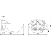 Kerbl Tränkebecken HP20 E230V ohne Rohrerwärung Kerbl Tränkebecken HP20 E230V ohne Rohrerwärung