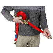 Kerbl Automatik Zurrgurt Quickloader mit Spitzhaken, D-Ring Orange Kerbl Automatik Zurrgurt Quickloader mit Spitzhaken, D-Ring Orange