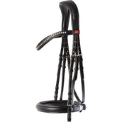 Kieffer Trense Ultrasoft Sue Mit Kristallen Schwarz/Hellbraun Kieffer Trense Ultrasoft Sue Mit Kristallen Schwarz/Hellbraun