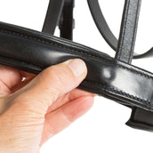 Kieffer Trense Ultrasoft Sue Mit Kristallen Schwarz/Weiß Kieffer Trense Ultrasoft Sue Mit Kristallen Schwarz/Weiß