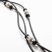 Kavalkade Stirnriemen Grace Schwarz/Weiß Kavalkade Stirnriemen Grace Schwarz/Weiß