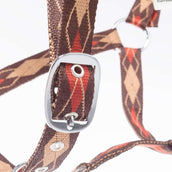 Kavalkade Halfter Classic Raute Braun/Hellbraun/Orange Kavalkade Halfter Classic Raute Braun/Hellbraun/Orange