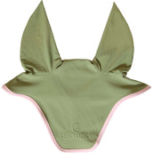 Kentucky Horsewear Fliegenhaube Wellington Softshell Khaki/Altrosa Kentucky Horsewear Fliegenhaube Wellington Softshell Khaki/Altrosa