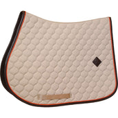 Kentucky Horsewear Schabracke Onion Quilt Leather Neon Springen Beige Kentucky Horsewear Schabracke Onion Quilt Leather Neon Springen Beige