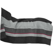 Kentucky Fleecedecke Heavy Square Stripes Schwarz/Grau Kentucky Fleecedecke Heavy Square Stripes Schwarz/Grau