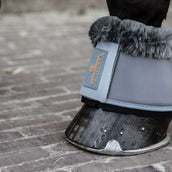 Kentucky Horsewear Hufglocken Sheepskin Leather Grau/Grau Kentucky Horsewear Hufglocken Sheepskin Leather Grau/Grau