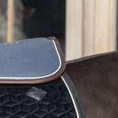 Kentucky Sattelunterleger Halfpad Anatomic Absorb Navy/White/Brown Kentucky Sattelunterleger Halfpad Anatomic Absorb Navy/White/Brown