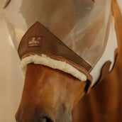 Kentucky Fliegenmaske Skin Friendly mit Ohren Silber Kentucky Fliegenmaske Skin Friendly mit Ohren Silber