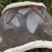 Kentucky Fliegenmaske Skin Friendly mit Ohren Silber Kentucky Fliegenmaske Skin Friendly mit Ohren Silber