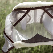 Kentucky Fliegenmaske Skin Friendly mit Ohren Silber Kentucky Fliegenmaske Skin Friendly mit Ohren Silber