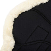 LeMieux Brushing Boots Fleece Edge Mesh Schwarz/Naturell LeMieux Brushing Boots Fleece Edge Mesh Schwarz/Naturell