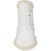 LeMieux Brushing Boots Fleece Edge Mesh Weiß/Naturell LeMieux Brushing Boots Fleece Edge Mesh Weiß/Naturell