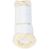 LeMieux Brushing Boots Fleece Edge Mesh Weiß/Naturell LeMieux Brushing Boots Fleece Edge Mesh Weiß/Naturell