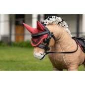 LeMieux Toy Pony Fliegenhaube Cranberry LeMieux Toy Pony Fliegenhaube Cranberry