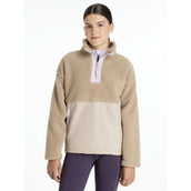 LeMieux Sweater Young Rider Tammy Teddy Fleece Almond LeMieux Sweater Young Rider Tammy Teddy Fleece Almond
