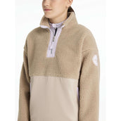 LeMieux Sweater Young Rider Tammy Teddy Fleece Almond LeMieux Sweater Young Rider Tammy Teddy Fleece Almond