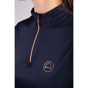 Montar Poloshirt Everly Rosegold Junior Navy Montar Poloshirt Everly Rosegold Junior Navy