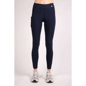 Montar Reitleggings Rosegold Logo Junior Navy Montar Reitleggings Rosegold Logo Junior Navy