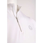 Montar Poloshirt Everly Crystal Logo Weiß