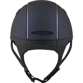OneK Reithelm Defender Pro Matt Rosegold Lines Navy OneK Reithelm Defender Pro Matt Rosegold Lines Navy