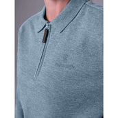 PS of Sweden Poloshirt Olivia Blau-Melange PS of Sweden Poloshirt Olivia Blau-Melange