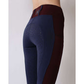 Rebel Pull On Reitleggings Full Grip Navy Rebel Pull On Reitleggings Full Grip Navy