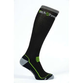 Tech Stirrups Socken Technical Schwarz/Grün Tech Stirrups Socken Technical Schwarz/Grün