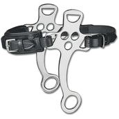 Waldhausen Hackamore mit Ledernasenriemen Schwarz Waldhausen Hackamore mit Ledernasenriemen Schwarz