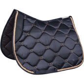 Waldhausen Schabracke Valencia Vielseitigkeit Dunkelblau/Rosegold Waldhausen Schabracke Valencia Vielseitigkeit Dunkelblau/Rosegold