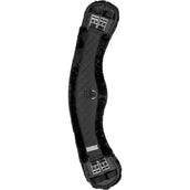 Waldhausen Dressurgurt Half Moon Schwarz/Schwarz Waldhausen Dressurgurt Half Moon Schwarz/Schwarz
