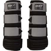 ANKY 3- in 1 Beinschoner 3D Mesh Black/Steel Grey ANKY 3- in 1 Beinschoner 3D Mesh Black/Steel Grey