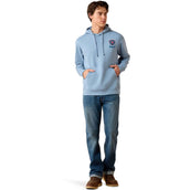 Ariat Pullover Freedom Eagle Herren Light Denim Ariat Pullover Freedom Eagle Herren Light Denim