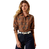 Ariat Bluse Homestyle Damen Braun Ariat Bluse Homestyle Damen Braun