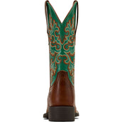 Ariat Westernstiefel Round Up Stretchfit Damen Arizona Brown/Aged Jade Ariat Westernstiefel Round Up Stretchfit Damen Arizona Brown/Aged Jade