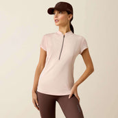 Ariat T-Shirt Breathe 1/2 Zip Damen Sepia Rose Ariat T-Shirt Breathe 1/2 Zip Damen Sepia Rose