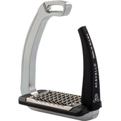 Acavallo Steigbügel REL-X Easy Aluminium/Zwart Acavallo Steigbügel REL-X Easy Aluminium/Zwart