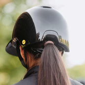 Back on Track Reithelm Strixx Schirm Glänzend Schwarz Back on Track Reithelm Strixx Schirm Glänzend Schwarz