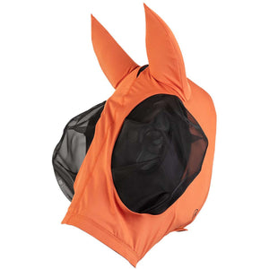 BR Fliegenmaske Lycra mit Ohren Mecca Orange BR Fliegenmaske Lycra mit Ohren Mecca Orange