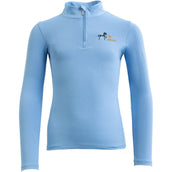 BR Shirt Zip-up Mini Horse Little Blue BR Shirt Zip-up Mini Horse Little Blue