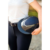 Charles Owen Reithelm Kylo Sparkly Wide Peak Navy Gloss/Pewter Charles Owen Reithelm Kylo Sparkly Wide Peak Navy Gloss/Pewter