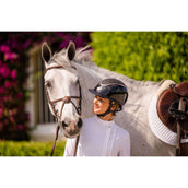 Charles Owen Reithelm Kylo Sparkly Wide Peak MIPS Black Gloss/Rose Gold Charles Owen Reithelm Kylo Sparkly Wide Peak MIPS Black Gloss/Rose Gold