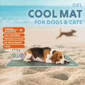 CoolPets Kühlmatte Gel Olivgrün CoolPets Kühlmatte Gel Olivgrün
