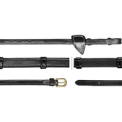 Dyon Zügel Hunter 5/8 mit Leder Stops Schwarz Dyon Zügel Hunter 5/8 mit Leder Stops Schwarz